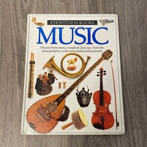 Eyewitness Books MUSIC Written by Neil Ardley (hardcover) ISBN 0394822595